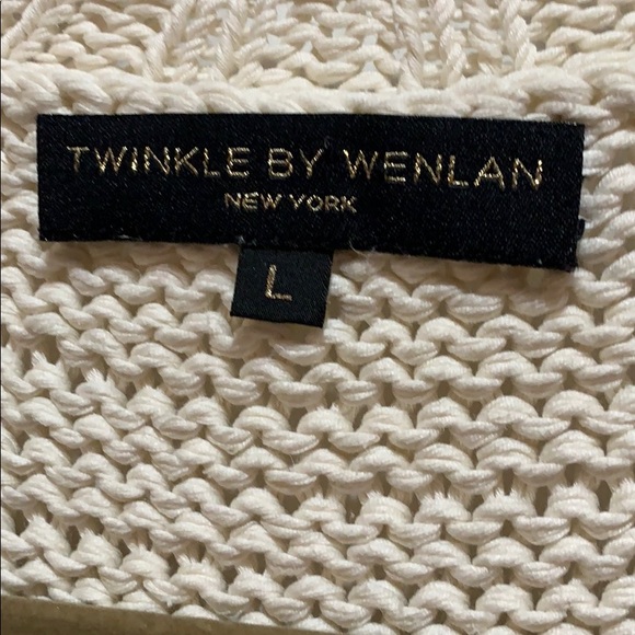 TWINKLE @ WENLAN NY TUNIC SWEATER (ANTHRO) SZ L - Picture 5 of 9